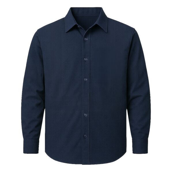 TMG - 100% Cotton Collared Food Industry Long Sleeve Thumbnail